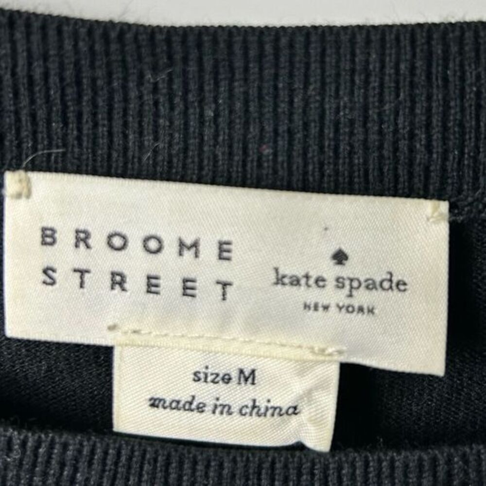 Kate Spade Broome street striped long sleeve sweater dress - Picture 2 of 7